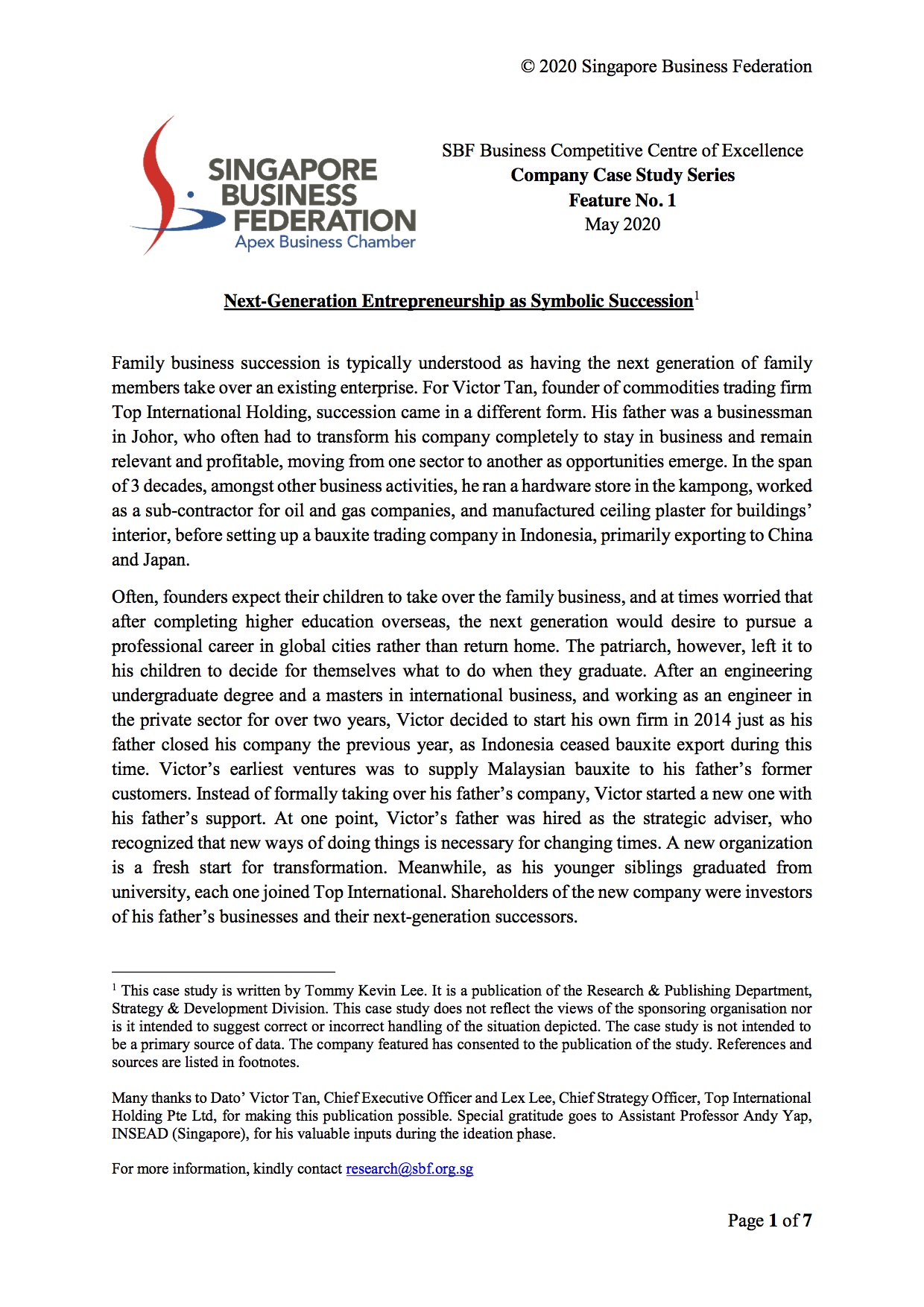 Next-Generation Entrepreneurship as Symbolic Succession